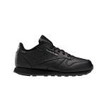 Reebok boys Classic Leather Sneaker, Black-2, 6.5 Big Kid US