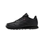 Reebok boys Classic Leather Sneaker, Black-2, 6.5 Big Kid US