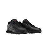 Reebok boys Classic Leather Sneaker, Black-2, 6.5 Big Kid US
