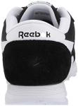 Reebok Boy's Classic Nylon Sneaker, Black/Black/White, 2 Little Kid