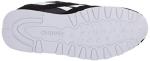 Reebok Boy's Classic Nylon Sneaker, Black/Black/White, 2 Little Kid