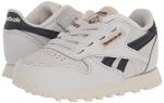 Reebok Classic Leather Sneakers in White/Navy