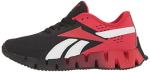 Reebok Boy's Zig Dynamica 2.0 Sneaker, Black/Vector Red/White, 5 Big Kid