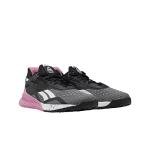 Reebok Baby-Girl's Nano X Cross Trainer, Black/White/Polished Pink, 2 M US Infant