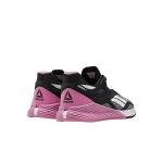 Reebok Baby-Girl's Nano X Cross Trainer, Black/White/Polished Pink, 2 M US Infant