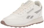 Reebok Women's Classic Leather Sneakers, Chalk/Grey