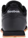 Reebok Classic Leather Sneakers for Boys, Black/Gum