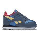 Reebok Kids Classic Leather x Sneaker, DC Comics/Upbeat Blue/Redtastic, 8 US Unisex Toddler