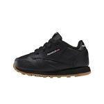 Reebok Classic Leather Sneakers for Boys, Black/Gum