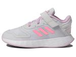 adidas Duramo 10 Kids' Running Shoe - Grey/Pink/Lilac