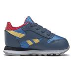 Reebok Kids Classic Leather x Sneaker, DC Comics/Upbeat Blue/Redtastic, 8 US Unisex Toddler