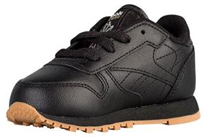 Reebok boys Classic Leather Sneaker, Black-2, 6.5 Big Kid US