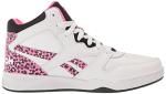 Reebok girls Bb4500 Court Basketball Shoe, White/Black/Atomic Pink, 4.5 Little Kid US