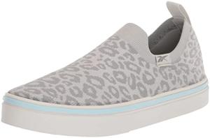 Reebok Slip On Sneakers for Women, Grey/Blue, Size 9