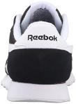 Reebok Classic Nylon Sneakers - Black/White, Men's 12