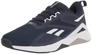 Reebok Men's Nanoflex Tr 2.0 Sneakers, Vector Navy/Batik Blue/White, 10