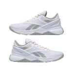 Reebok Women's Nanoflex TR Sneakers, White/Pure Grey/Orange
