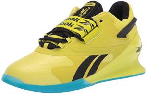Reebok Legacy Lifter II Sneakers, Chartreuse/Black/Horizon Blue, 7.5M
