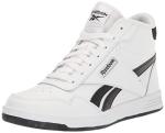 Reebok Women's High Top Sneakers, White/Black, 8