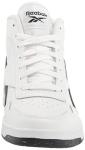 Reebok Women's High Top Sneakers, White/Black, 8