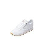 Reebok Classic Leather Sneaker, White/Grey, 8 US Men