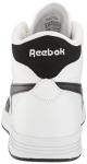 Reebok Women's High Top Sneakers, White/Black, 8
