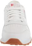 Reebok Classic Leather Sneaker, White/Grey, 8 US Men
