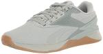 Reebok Nano X3 Cross Trainer, Sea Spray/Harmony Green/Gum, 7.5