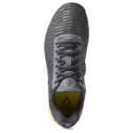 Reebok Men's Speed TR FLEXWEAVE Sneakers, Grey/Yellow, Size 8