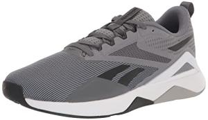 Reebok Men's Nanoflex TR 2.0 Sneakers, Pure Grey/Black