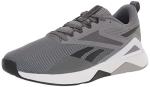Reebok Men's Nanoflex TR 2.0 Sneakers, Pure Grey/Black