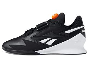 Reebok Legacy Lifter III Sneakers, Black/White/Smash Orange, 14