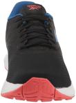 Reebok Men's Runner 5.0 Shoe, Black/Orange/Blue, 9.5