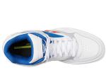 Reebok BB4590 High Top Sneaker, White/Vector Blue/Vector Red