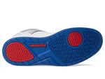 Reebok BB4590 High Top Sneaker, White/Vector Blue/Vector Red