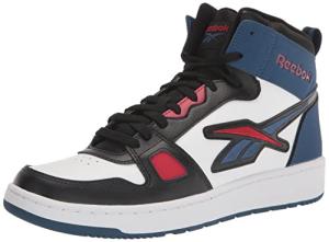 Reebok Resonator Mid Sneakers, White/Black/Batik Blue, Men's 8