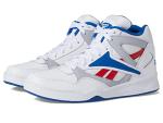 Reebok BB4590 High Top Sneaker, White/Vector Blue/Vector Red