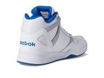 Reebok BB4590 High Top Sneaker, White/Vector Blue/Vector Red