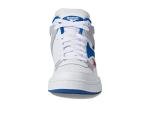Reebok BB4590 High Top Sneaker, White/Vector Blue/Vector Red