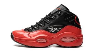 Reebok Question Mid Black/Vector Red Men's Sneakers