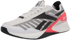 Reebok Speed 21 Cross Trainer, White/Neon Cherry/Black