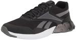 Reebok ZTAUR Men's Running Shoe, Black/Grey/White, Size 10