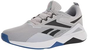 Reebok Nanoflex TR 2.0 Sneakers, Cold Grey/Black, 11.5