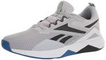 Reebok Nanoflex TR 2.0 Sneakers, Cold Grey/Black, 11.5