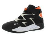 Reebok Men's Instapump Fury Zone Basketball Shoes, Black/White, 11