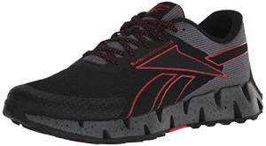Reebok Men's Zig Dynamica 2.0 Running Shoe, Black/Vector Red/Cold Grey