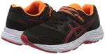Asics Kids Contend 5 PS Running Shoe, Black/Red