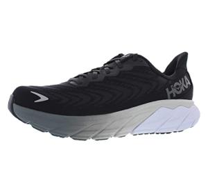 HOKA ONE ONE Arahi 6 Men's Shoes: Black/White, Size 10