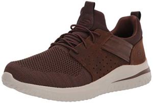 Skechers Delson 3.0 Men's Brown Memory Foam Sneakers