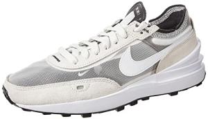 Nike Waffle One Sneakers in Summit White/Black-Orange